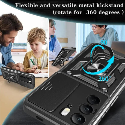 Husa pentru Realme C75 5G / 14x, Techsuit, CamShield, Neagra
