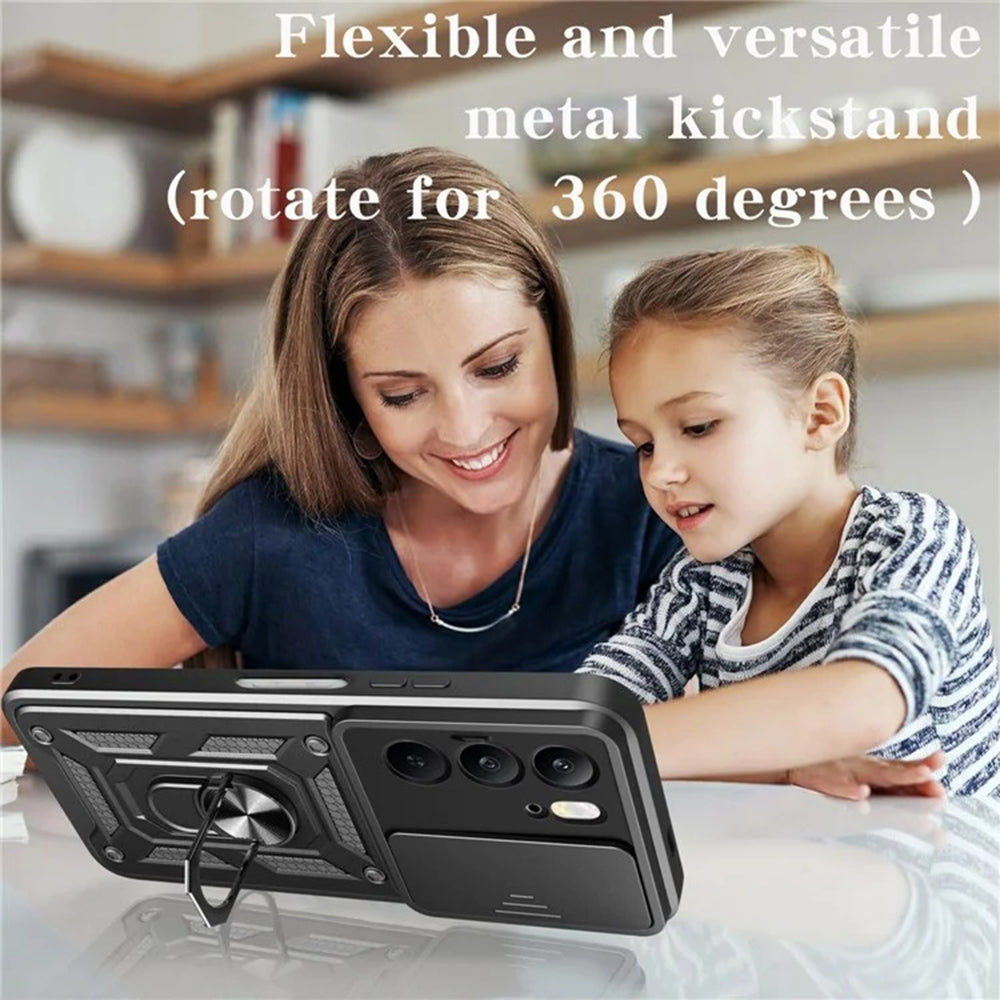 Husa pentru Realme C75 5G / 14x, Techsuit, CamShield, Neagra