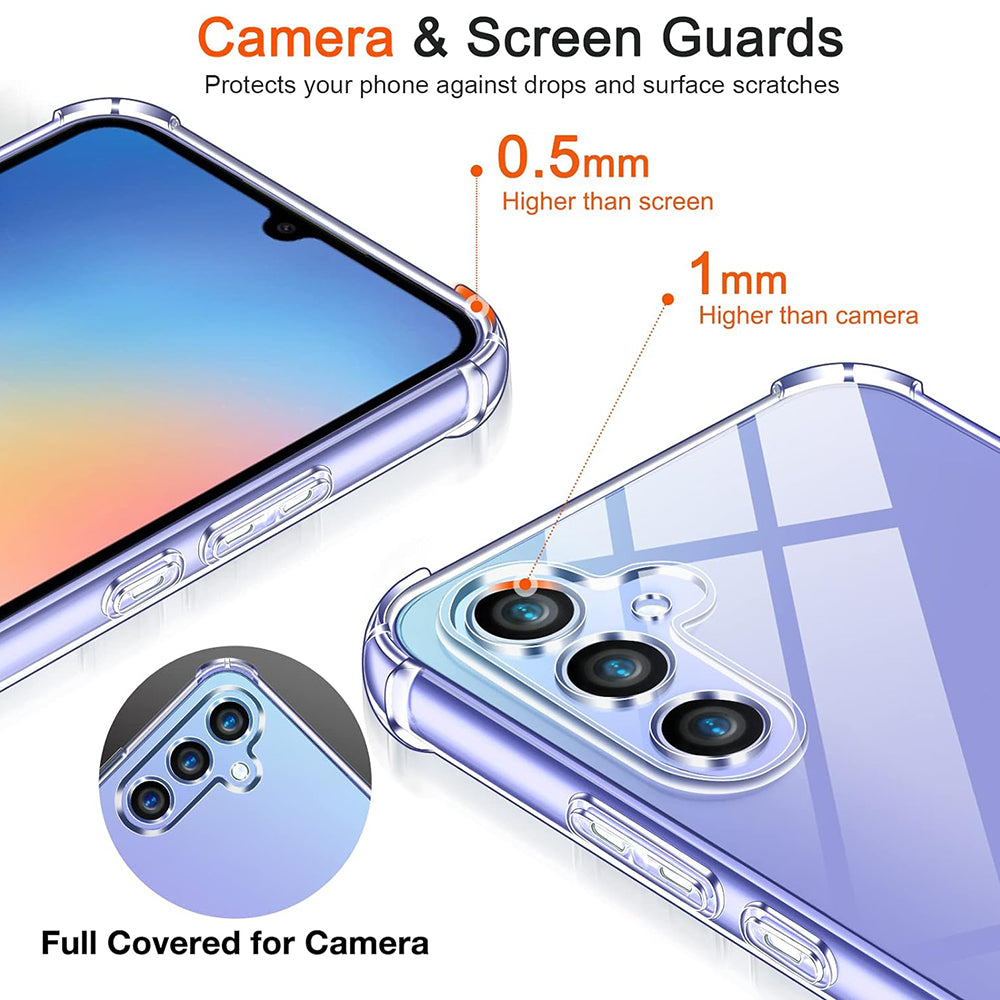 Husa pentru Realme C75 5G, Techsuit, Shockproof Clear, Transparenta