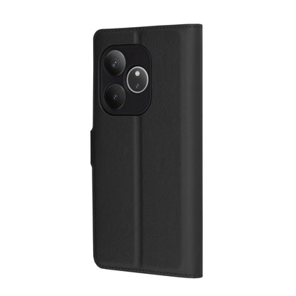 Husa pentru Realme GT 6T / GT 6, Techsuit, Leather Folio, Neagra