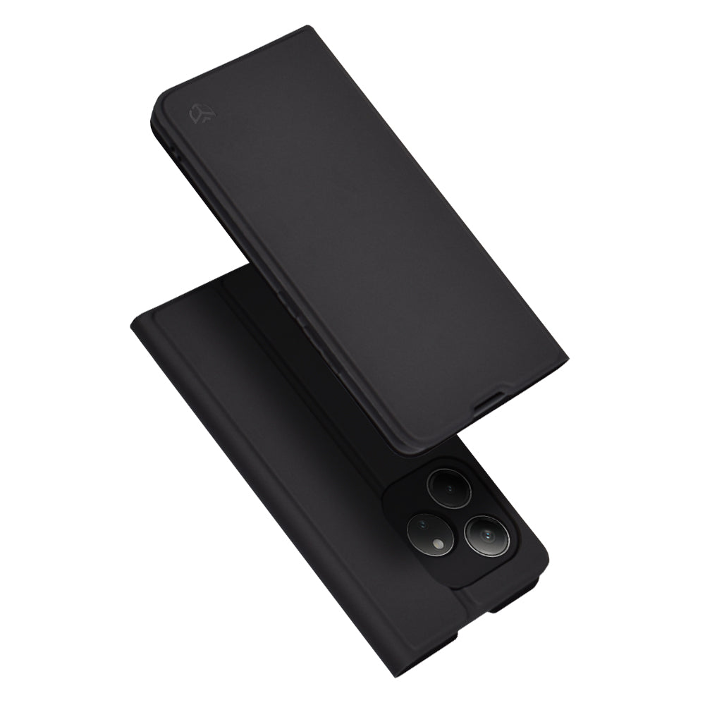 Husa pentru Realme GT 6T / GT 6, Techsuit, Magskin Book, Neagra