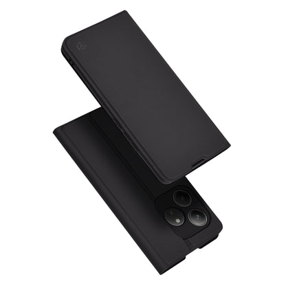 Husa pentru Realme GT 6T / GT 6, Techsuit, Magskin Book, Neagra