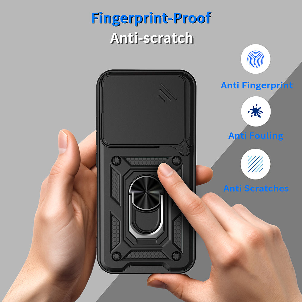 Husa pentru Realme GT 8 Pro, Techsuit, CamShield (Round Camera Cutout), Neagra