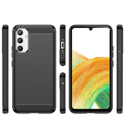 Husa pentru Samsung Galaxy A34 A346, OEM, Carbon, Neagra