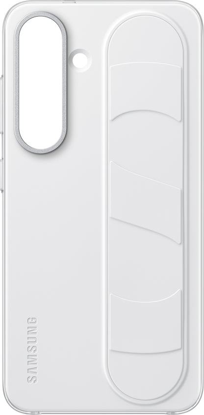 Husa pentru Samsung Galaxy S25 S931, Standing Grip, Alba EF-GS931CWEGWW