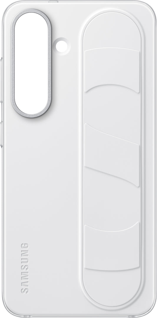 Husa pentru Samsung Galaxy S25 S931, Standing Grip, Alba EF-GS931CWEGWW