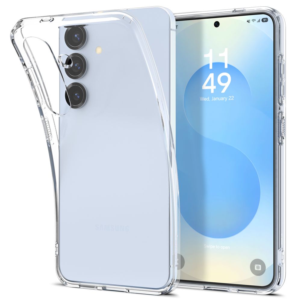 Husa pentru Samsung Galaxy S25 S931, Spigen, Liquid Crystal, Transparenta ACS08995