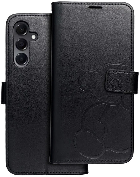 Husa pentru Samsung Galaxy A16 5G A166, OEM, MEZZO Teddy Bear, Neagra