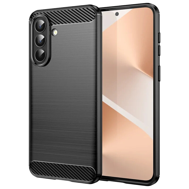 Husa pentru Samsung Galaxy A37 5G, OEM, Carbon Pro, Neagra