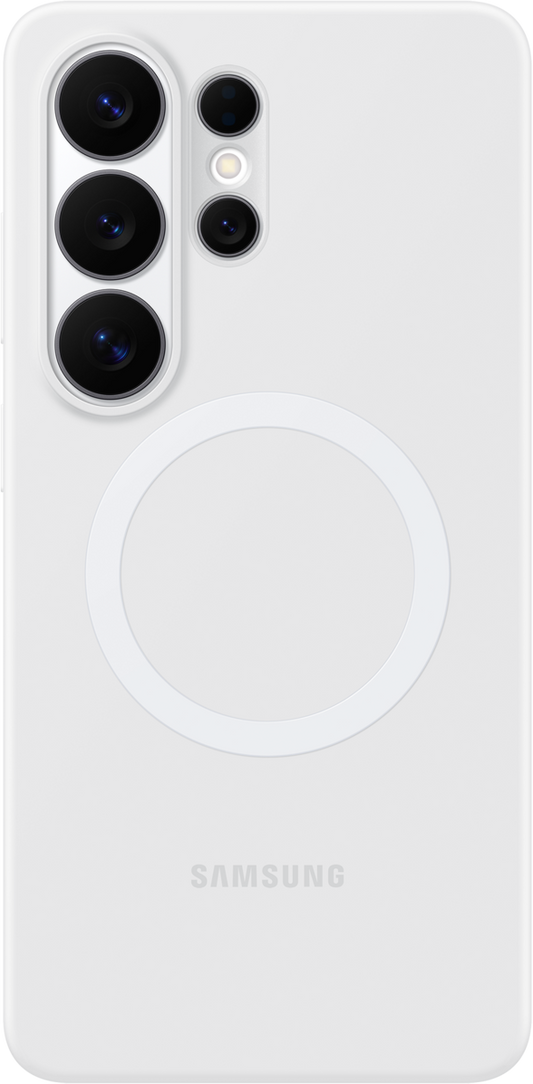 Husa pentru Samsung Galaxy S26 Ultra S948, Silicone Magnet Case, Alba EF-ES948CWEGWW