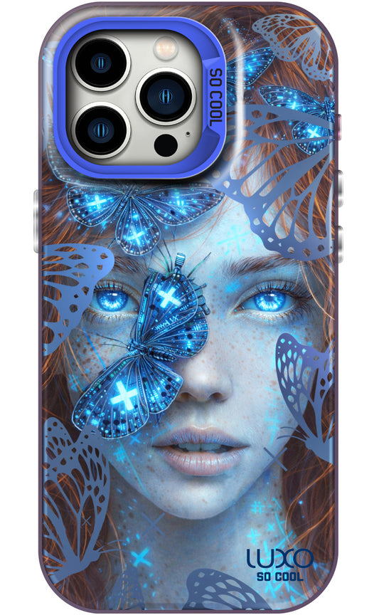 Husa pentru Samsung Galaxy S24 S921, LUXO So CooL, ArcadiA Butterfly Girl, Multicolor
