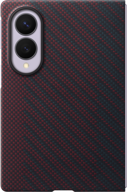 Husa pentru Samsung Galaxy Z Fold8 F971, Carbon Magnet Case, Rosie EF-KF971SREGWW