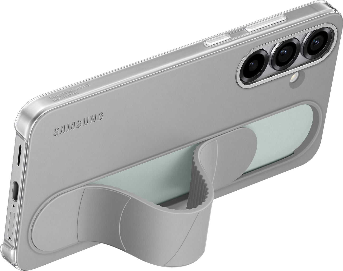 Husa pentru Samsung Galaxy S25+ S936, Standing Grip, Gri EF-GS936CJEGWW