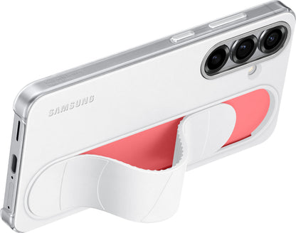Husa pentru Samsung Galaxy S25 S931, Standing Grip, Alba EF-GS931CWEGWW