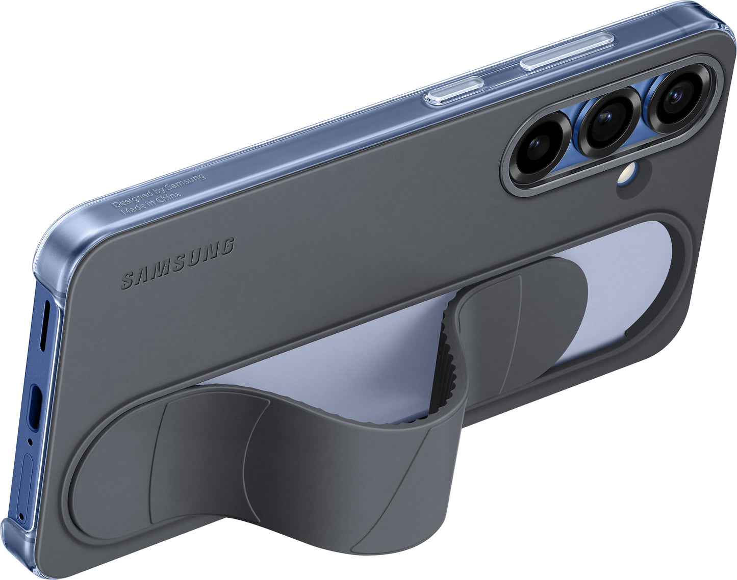 Husa pentru Samsung Galaxy S25 S931, Standing Grip, Neagra EF-GS931CBEGWW