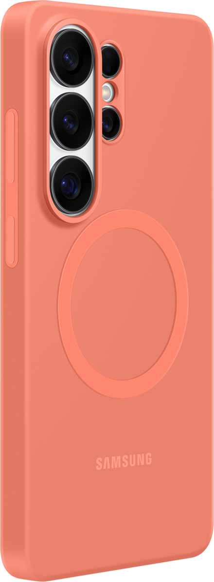 Husa pentru Samsung Galaxy S26 Ultra S948, Silicone Magnet Case, Rosie EF-ES948COEGWW