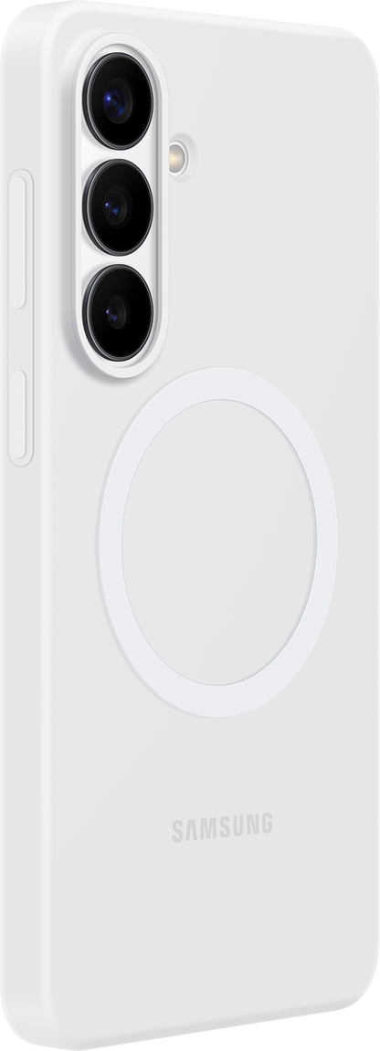 Husa pentru Samsung Galaxy S26 Plus S947, Silicone Magnet Case, Alba EF-ES947CWEGWW