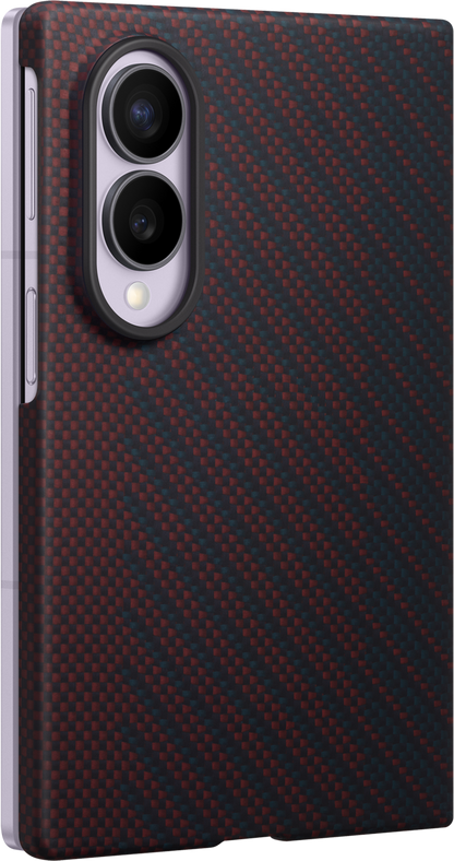 Husa pentru Samsung Galaxy Z Fold8 F971, Carbon Magnet Case, Rosie EF-KF971SREGWW