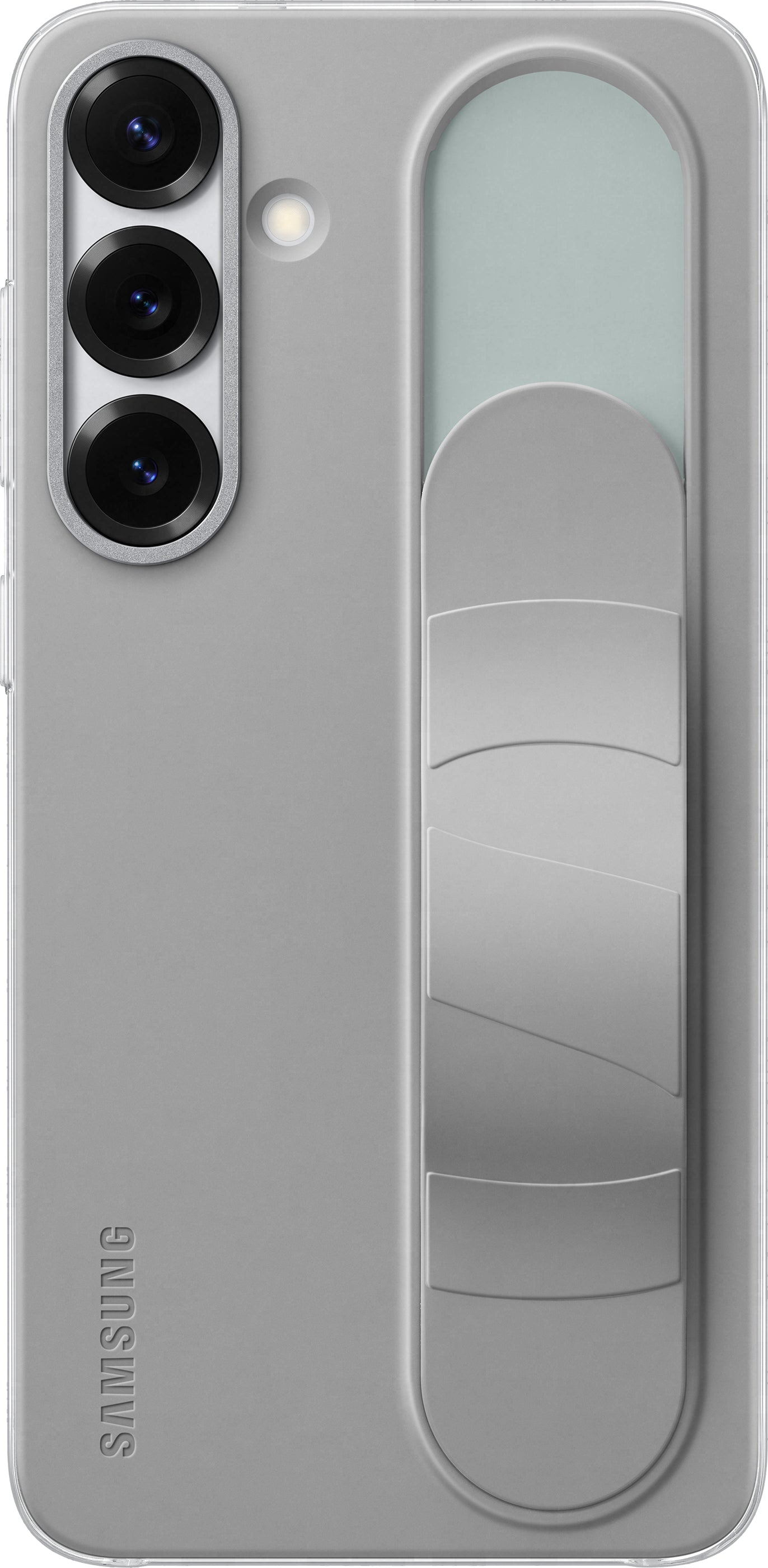 Husa pentru Samsung Galaxy S25+ S936, Standing Grip, Gri EF-GS936CJEGWW