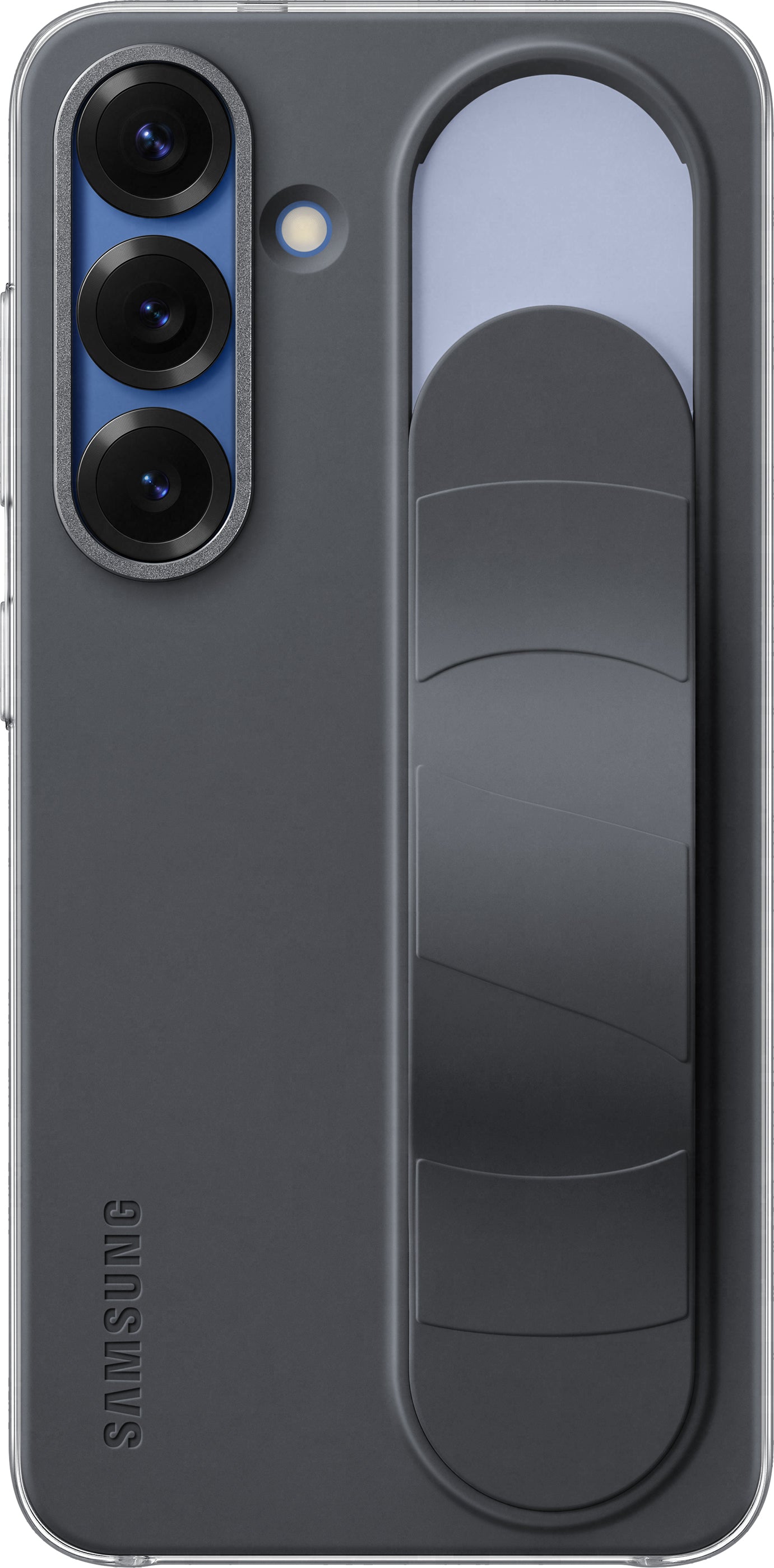 Husa pentru Samsung Galaxy S25 S931, Standing Grip, Neagra EF-GS931CBEGWW