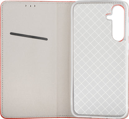Husa pentru Samsung Galaxy A26 A266, OEM, Smart Magnet, Rosie