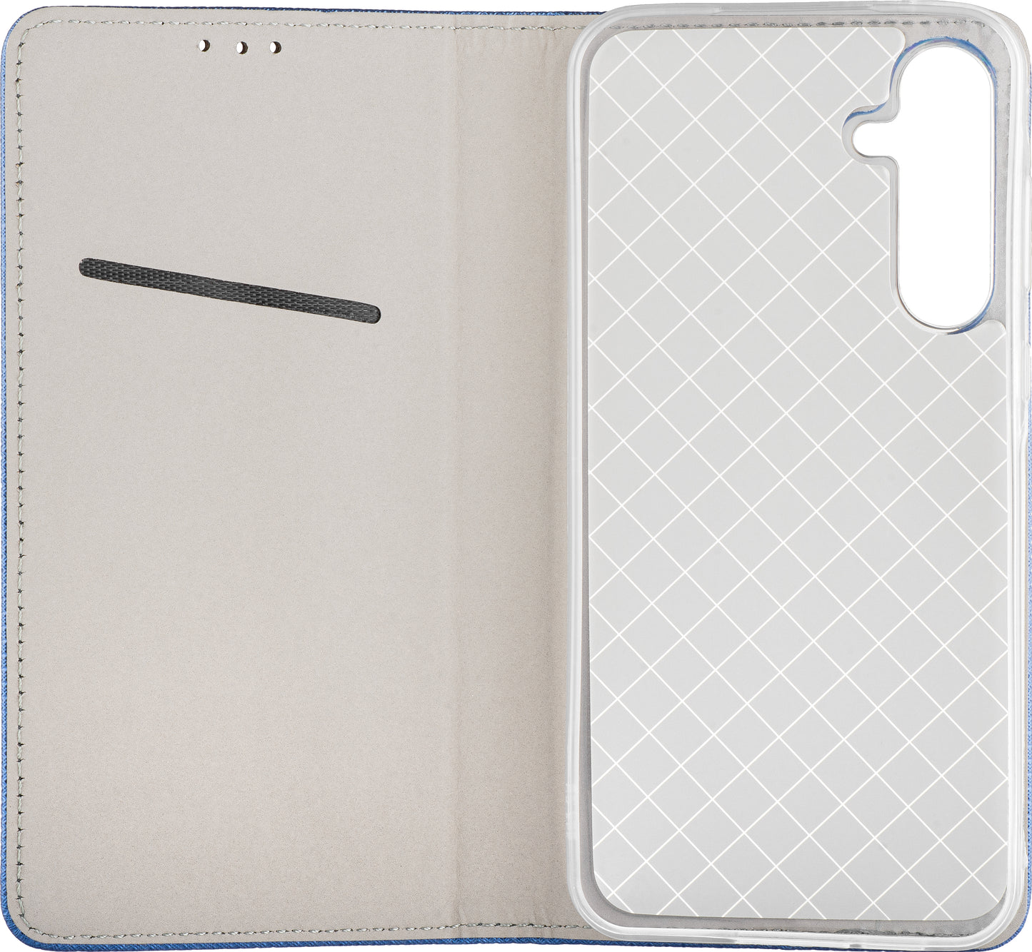 Husa pentru Samsung Galaxy A05s A057, OEM, Smart Magnet, Bleumarin