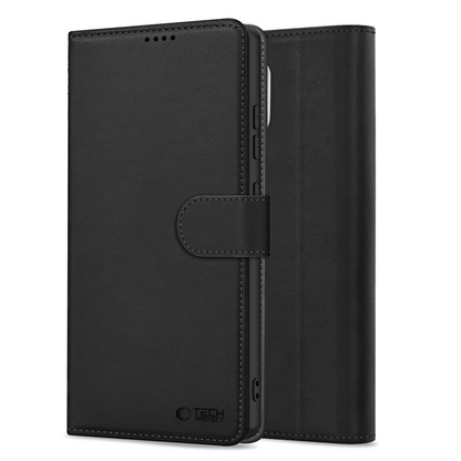 Husa pentru Samsung Galaxy A37 5G / A56 A566 / A36 A366, Tech-Protect, Wallet, Neagra