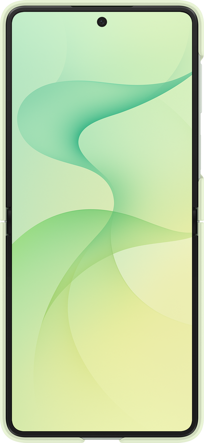 Husa pentru Samsung Galaxy Z Flip8 F776, Silicone Ring Magnet, Verde EF-EF776CGEGWW