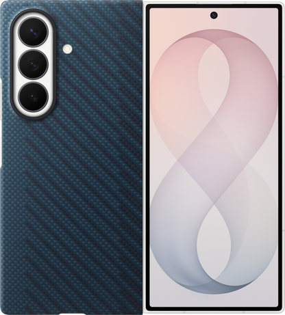 Husa pentru Samsung Galaxy Z Fold8 Ultra F976, Carbon Magnet Case, Bleumarin EF-KF976SNEGWW