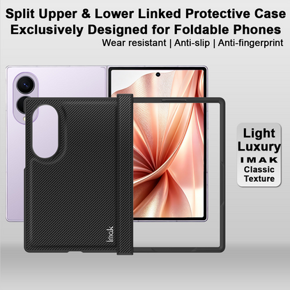 Husa pentru Samsung Galaxy Z Fold8 F971, Imak, Carbon, Neagra