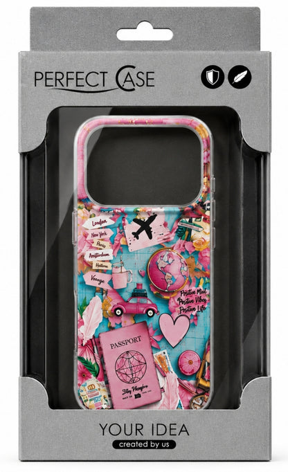 Husa pentru Samsung Galaxy A07 5G A076 / A07 4G A075, Perfect Case, Dreamora Pink Flight, Multicolor
