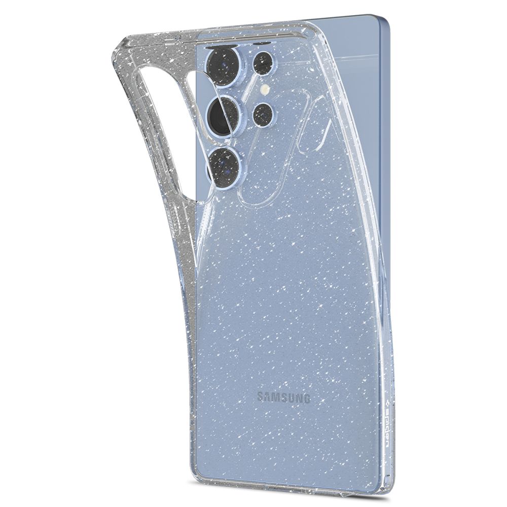 Husa pentru Samsung Galaxy S25 Ultra S938, Spigen, Liquid Crystal Glitter, Transparenta ACS08950