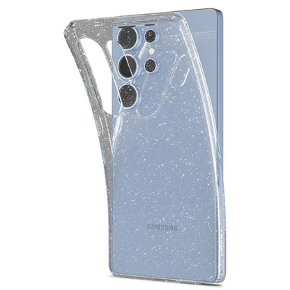 Husa pentru Samsung Galaxy S25 Ultra S938, Spigen, Liquid Crystal Glitter, Transparenta ACS08950