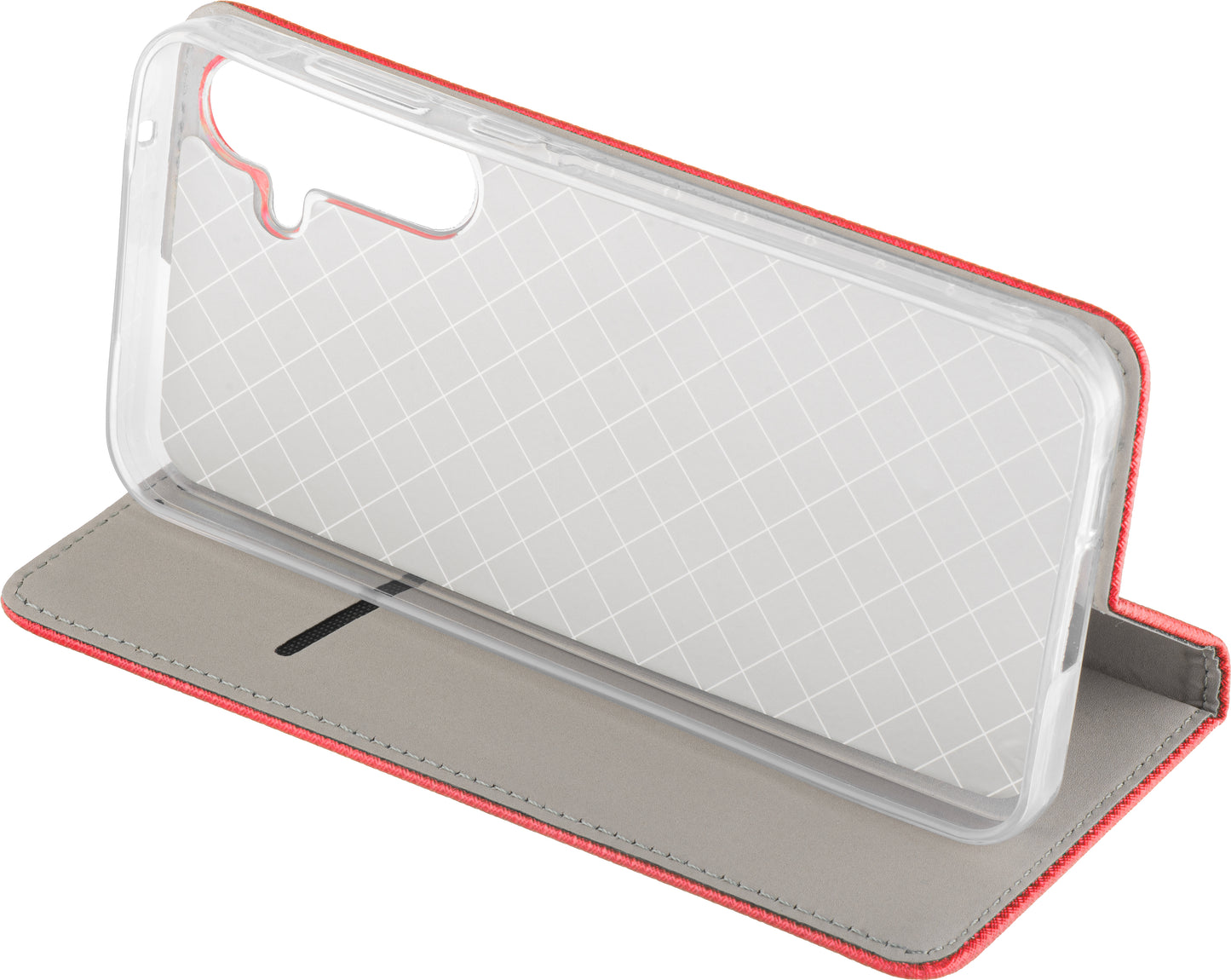 Husa pentru Samsung Galaxy A26 A266, OEM, Smart Magnet, Rosie