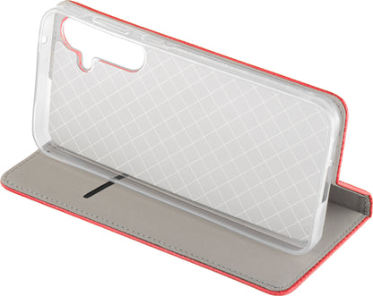 Husa pentru Samsung Galaxy A26 A266, OEM, Smart Magnet, Rosie