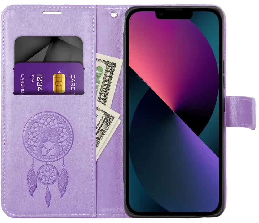 Husa pentru Samsung Galaxy A52s 5G A528 / A52 5G A526 / A52 A525, OEM, MEZZO Dream Catcher, Mov