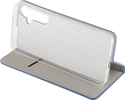 Husa pentru Samsung Galaxy A13 A137 / A13 A135, OEM, Smart Magnet, Bleumarin