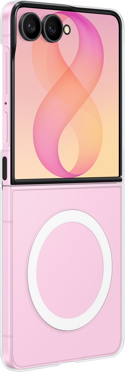 Husa pentru Samsung Galaxy Z Flip8 F776, Clear Magnet, Transparenta EF-CF776CTEGWW