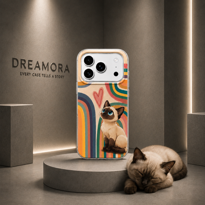 Husa pentru Samsung Galaxy A07 5G A076 / A07 4G A075, Perfect Case, Dreamora Kitty, Multicolor