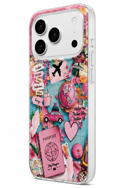 Husa pentru Samsung Galaxy A07 5G A076 / A07 4G A075, Perfect Case, Dreamora Pink Flight, Multicolor