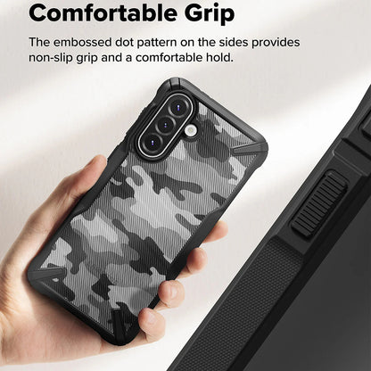 Husa pentru Samsung Galaxy A56 A566 / A36 A366, Ringke, Fusion X Camo, Neagra