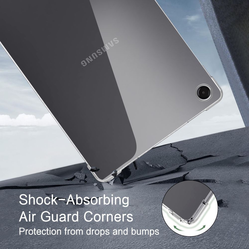 Husa pentru Samsung Galaxy Tab A11 / Tab A9, Tech-Protect, Flexair, Transparenta