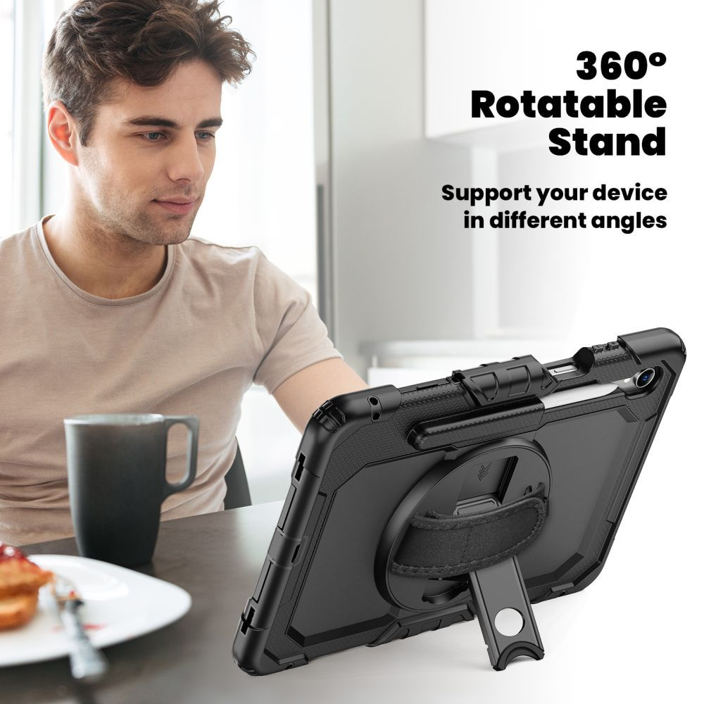 Husa pentru Samsung Galaxy Tab S11, Tech-Protect, Solid360, Neagra