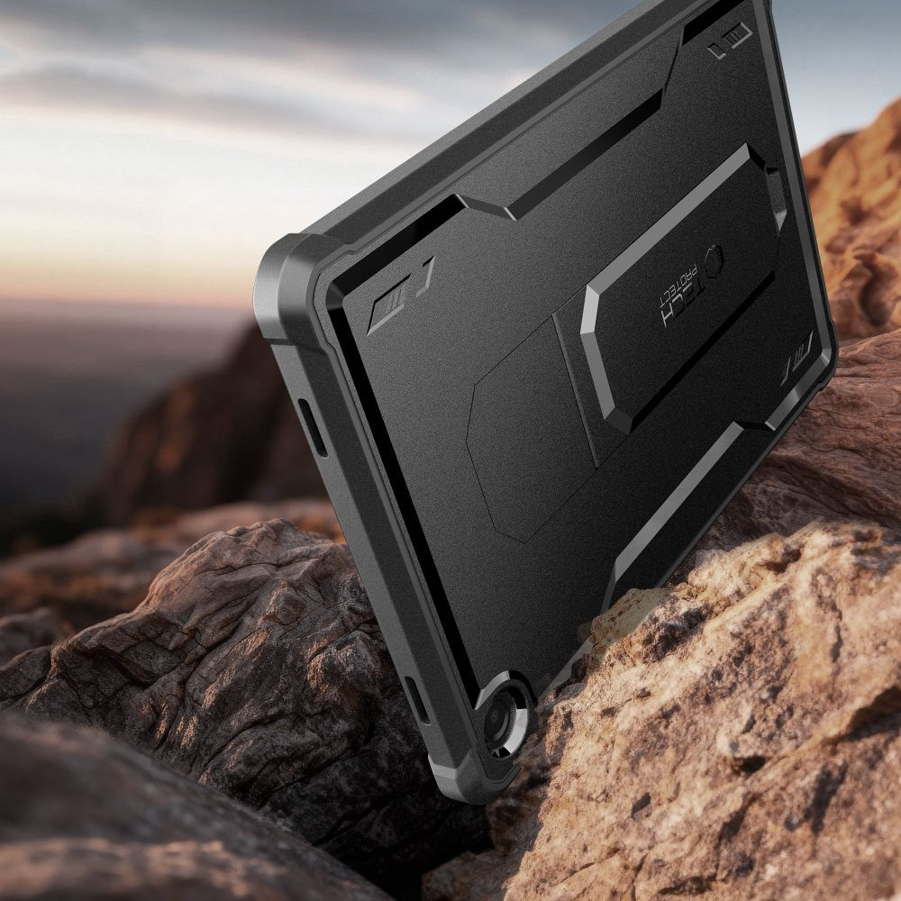 Husa pentru Samsung Galaxy Tab A11+ / Tab A9+, Tech-Protect, Kevlar Pro, Neagra