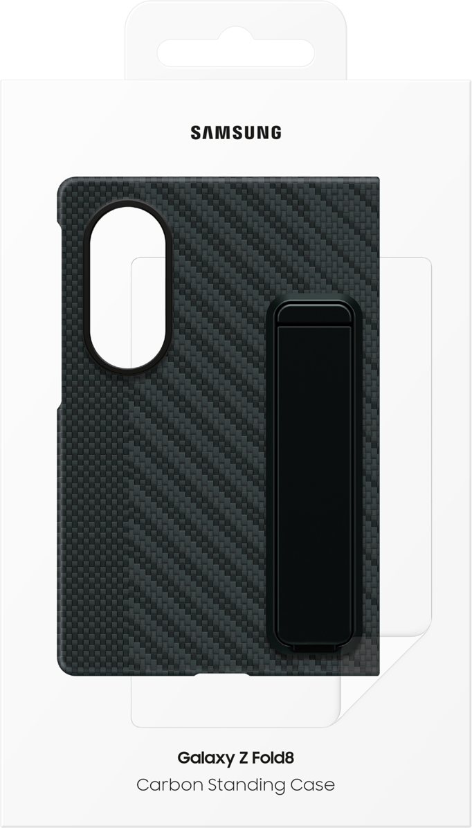 Husa pentru Samsung Galaxy Z Fold8 F971, Carbon Standing, Neagra EF-XF971SBEGWW
