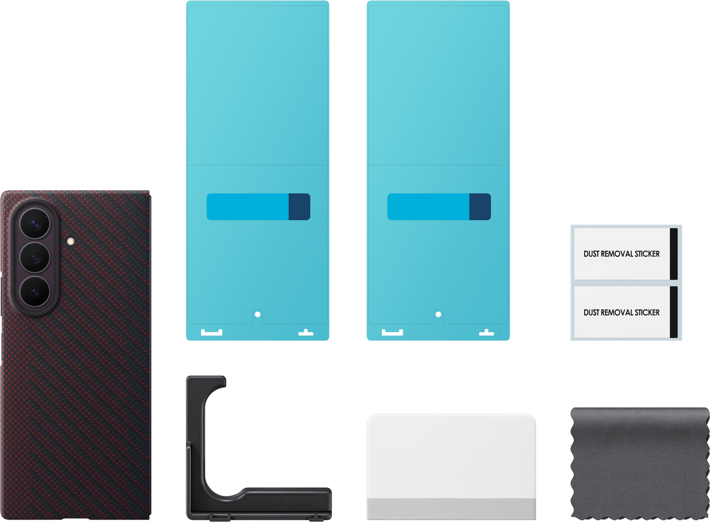 Husa pentru Samsung Galaxy Z Fold8 Ultra F976, Carbon Magnet Case, Rosie EF-KF976SREGWW