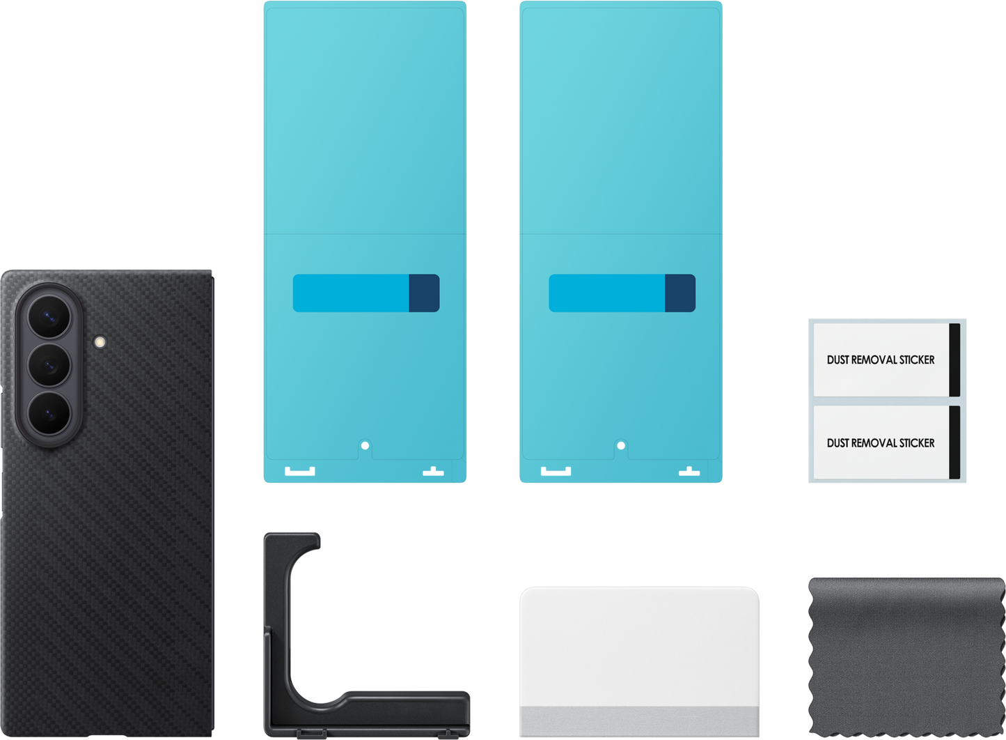 Husa pentru Samsung Galaxy Z Fold8 Ultra F976, Carbon Magnet Case, Neagra EF-KF976SBEGWW