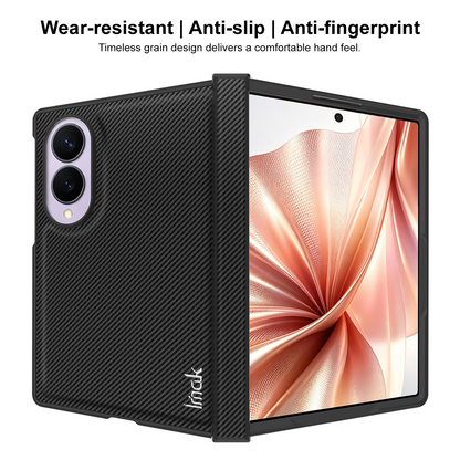 Husa pentru Samsung Galaxy Z Fold8 F971, Imak, Carbon, Neagra