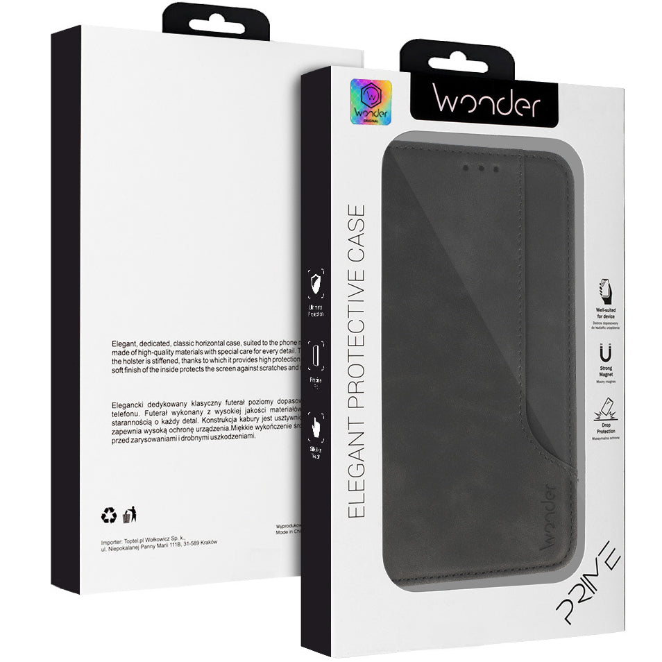 Husa pentru Samsung Galaxy A52s 5G A528 / A52 5G A526 / A52 A525, Wonder, Prime, Neagra