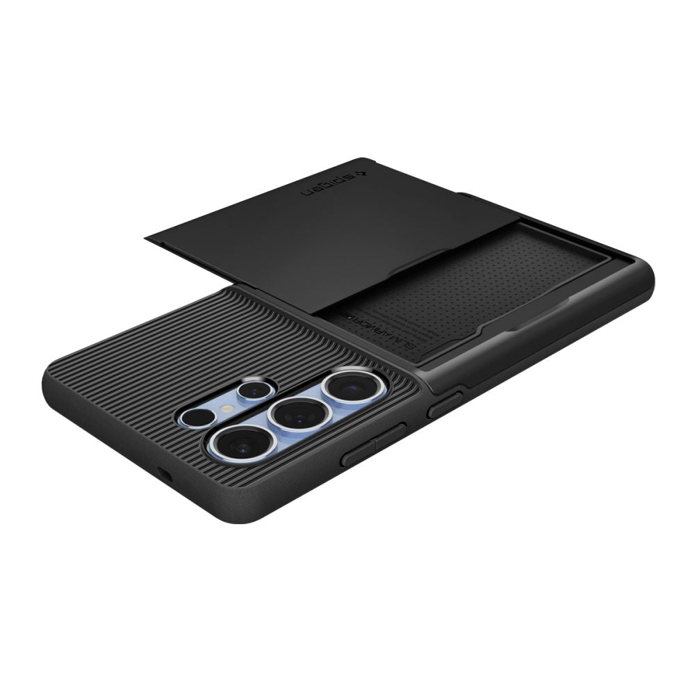 Husa pentru Samsung Galaxy S25 Ultra S938, Spigen, Slim Armor CS, Neagra ACS08967